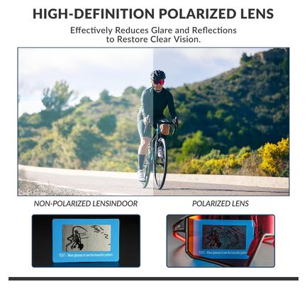 Lunette de Cyclisme Polarisées   Protection