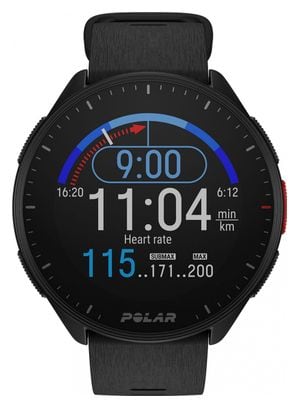 Polar Pacer GPS Horloge Black Night