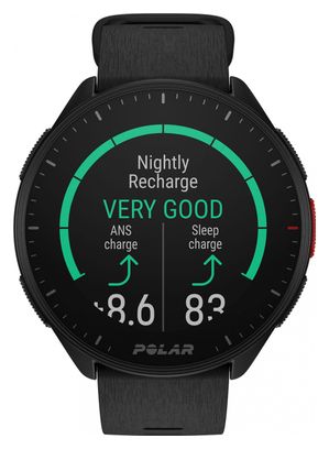 Polar Pacer GPS Horloge Black Night