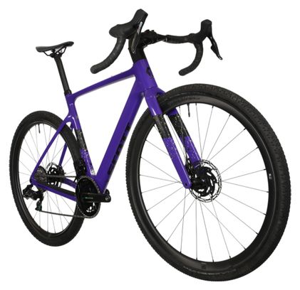 Vélo Scott Addict Gravel 10 Sram Force eTap AXS 12V 700 mm Violet 2024 T.S 164/174cm - Produit Reconditionné