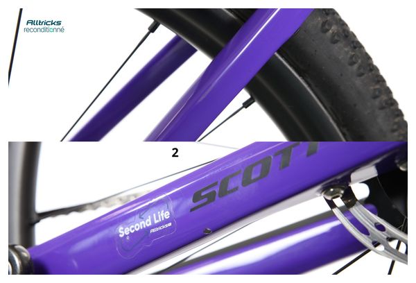 Vélo Scott Addict Gravel 10 Sram Force eTap AXS 12V 700 mm Violet 2024 T.S 164/174cm - Produit Reconditionné