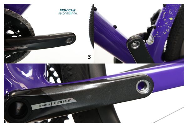 Vélo Scott Addict Gravel 10 Sram Force eTap AXS 12V 700 mm Violet 2024 T.S 164/174cm - Produit Reconditionné