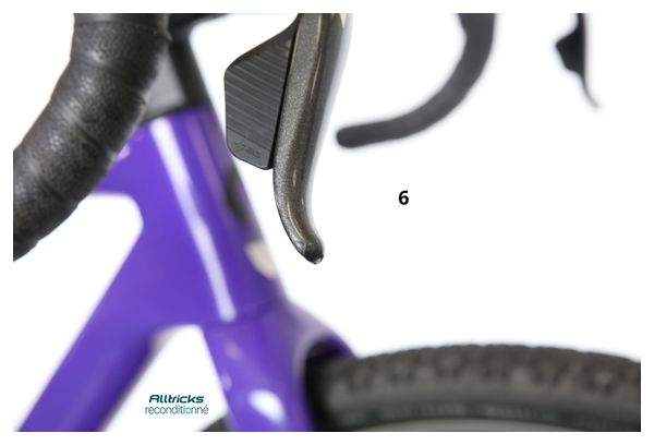 Vélo Scott Addict Gravel 10 Sram Force eTap AXS 12V 700 mm Violet 2024 T.S 164/174cm - Produit Reconditionné