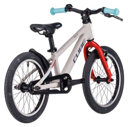 Cube Cubie 160 RT Kids MTB Single Speed 16'' Grey Red 2023 3 - 5 Years Old