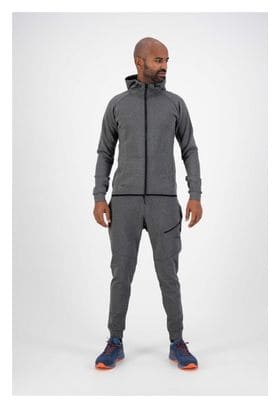 Hoodie Zippe Rogelli Training - Homme - Gris