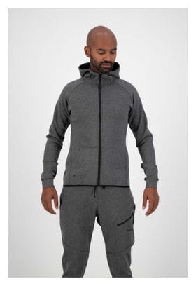 Hoodie Zippe Rogelli Training - Homme - Gris