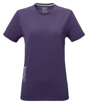 Maglietta Millet Chamonix Flower Viola Donna