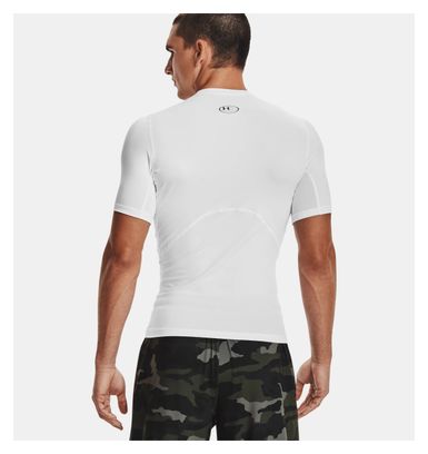 Under Armour Heatgear Korte Mouw Compressieshirt Wit