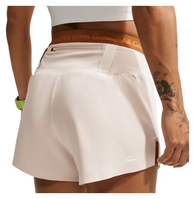 Short Nike ACG 4in Blanc/Marron Femme