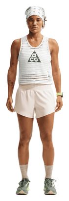 Short Nike ACG 4in Blanc/Marron Femme