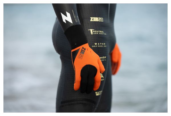 Guantes de neopreno naranja Z3rod