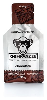 Lot de 25 Gels Chimpanzee chocolat au sel (vegan) 35g