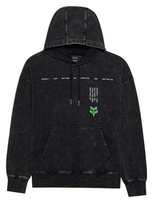 Fox Oversized Throttle Hoodie Black