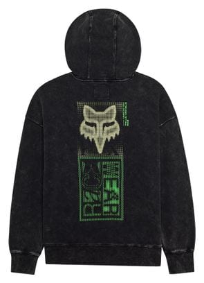 Fox Oversized Throttle Hoodie Black