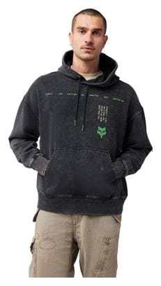 Fox Oversized Throttle Hoodie Black