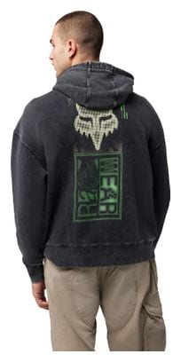 Fox Oversized Throttle Hoodie Schwarz