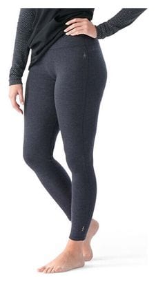 Damen Baselayer-Hose Smartwool Classic Thermal Merino Grau Schwarz