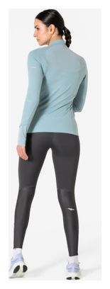 Mallas largas Kiprun Trail Running grises para mujer