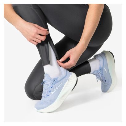 Mallas largas Kiprun Trail Running grises para mujer