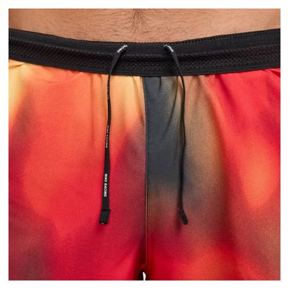 Heren Nike Dri-Fit ADV Aeroswift Elite Instap Shorts Rood/Zwart/Geel