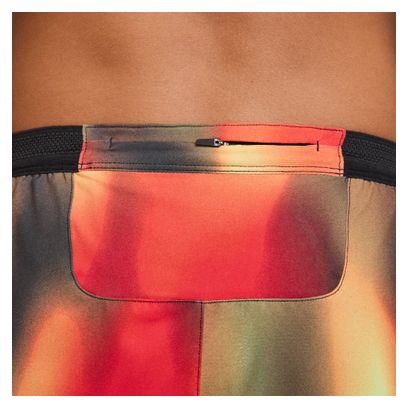 Heren Nike Dri-Fit ADV Aeroswift Elite Instap Shorts Rood/Zwart/Geel