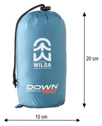 Sac de Couchage Duvets Ultralite Down 150 Bleu Wilsa