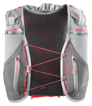 Salomon ADV Skin 12 Grijs/Rood Unisex Hydration Jas