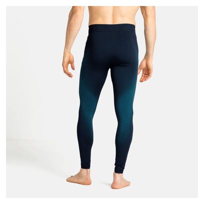 Collant lunghi Odlo Performance Warm Eco Blue Eco