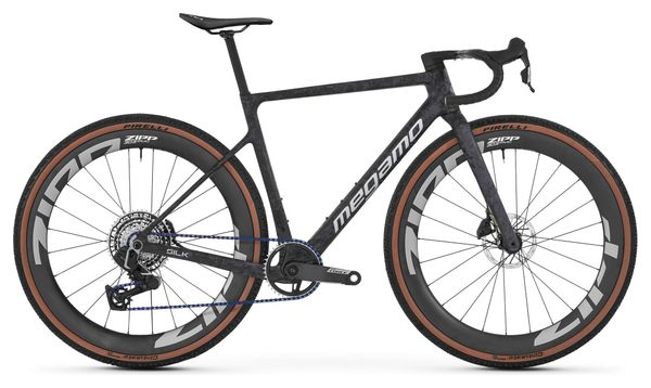 Gravel bike Megamo Silk 01 Sram Force XPLR AXS 13V 700 mm Black/Purple 2026