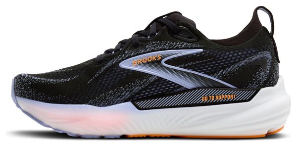Brooks Glycerin GTS 22 Zwart/Blauw/Roos Vrouwen Hardloopschoenen