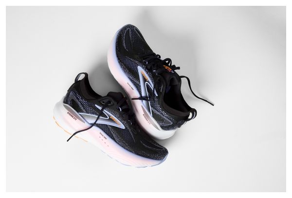 Brooks Glycerin GTS 22 Zwart/Blauw/Roos Vrouwen Hardloopschoenen