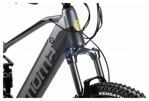VTT Électrique Tout Suspendu Moma E-MTB 29'' Shimano Altus 8V Gris