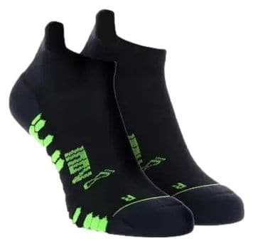 Socks (x2) Inov-8 Trailfly Ultra Low Black Green