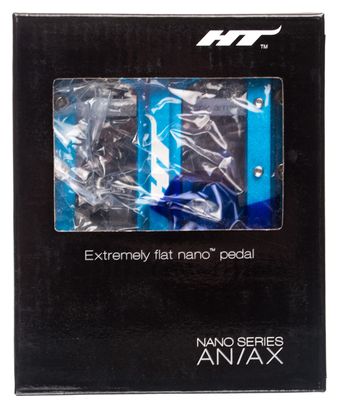 Paire de Pédales HT Components AN14A Bleu Marine