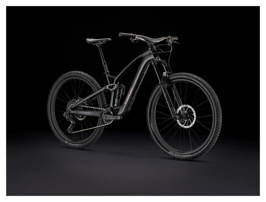 Bicicleta eléctrica de montaña con suspensión total Trek Fuel EXe 9.8, 12 V, 360 Wh, par de 50 Nm, 29'', color negro - Bicicleta de exposición