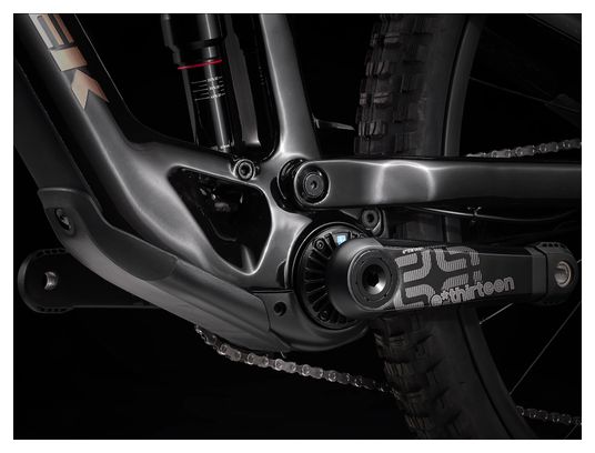 Bicicleta eléctrica de montaña con suspensión total Trek Fuel EXe 9.8, 12 V, 360 Wh, par de 50 Nm, 29'', color negro - Bicicleta de exposición