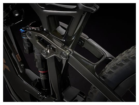 Bicicleta eléctrica de montaña con suspensión total Trek Fuel EXe 9.8, 12 V, 360 Wh, par de 50 Nm, 29'', color negro - Bicicleta de exposición