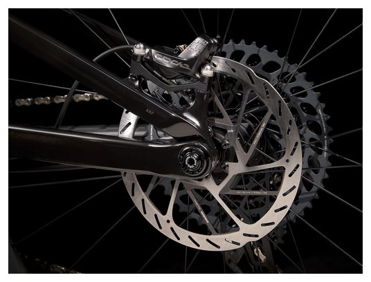 Bicicleta eléctrica de montaña con suspensión total Trek Fuel EXe 9.8, 12 V, 360 Wh, par de 50 Nm, 29'', color negro - Bicicleta de exposición