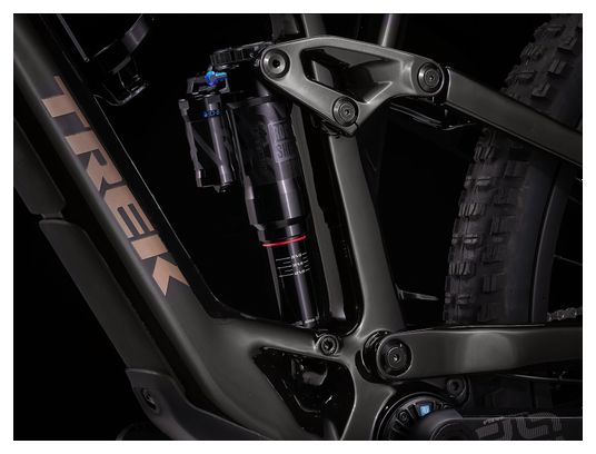 Bicicleta eléctrica de montaña con suspensión total Trek Fuel EXe 9.8, 12 V, 360 Wh, par de 50 Nm, 29'', color negro - Bicicleta de exposición