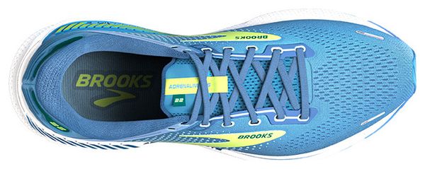 Brooks Women's Running Shoes Adrenaline GTS 22 Blue Yellow