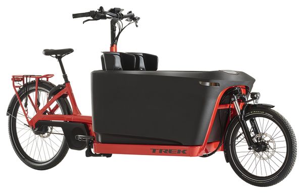 Trek Fetch+ 4 Enviolo Pro 750 Wh 20/27,5'' Red Wash 2023 Elektrische Bakfiets