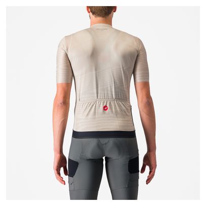 Castelli Unlimited Endurance Short Sleeve Jersey Beige/Oranje