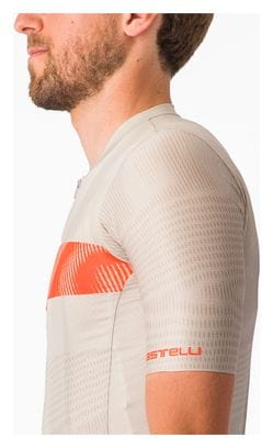 Castelli Unlimited Endurance Kurzarmtrikot Beige/Orange