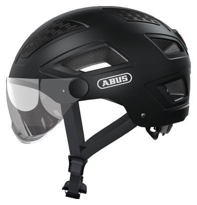 Refurbished Product - Abus Hyban 2.0 Ace Velvet Black Helmet with Clear Visor