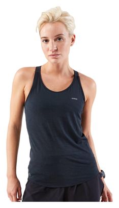 Canotta da corsa Kiprun Run 500 Comfort Donna Nero