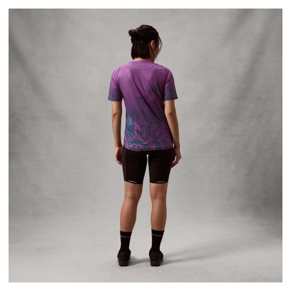 Maglia a maniche corte Endura Singletrack Print viola da donna