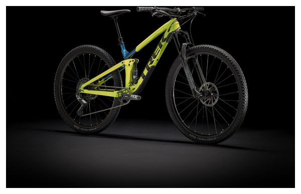 MTB Trek Top Fuel 8 Suspensión completa Sram NX Eagle 12S 29'' Volt Amarillo Dark Aquatic Blue 2021