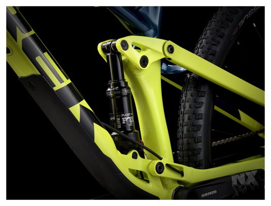 MTB Trek Top Fuel 8 Suspensión completa Sram NX Eagle 12S 29'' Volt Amarillo Dark Aquatic Blue 2021