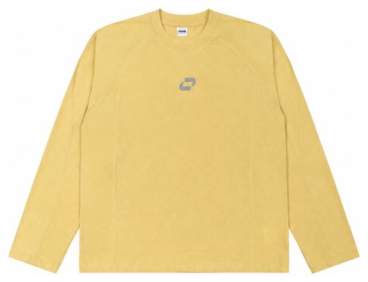 Camiseta de running de manga larga Monk ACTIVE Hombre Amarillo