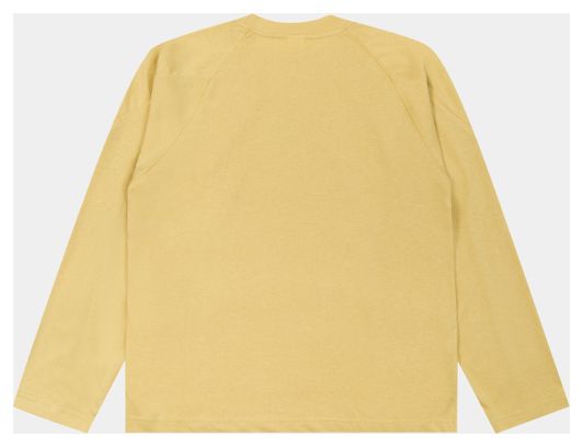 Camiseta de running de manga larga Monk ACTIVE Hombre Amarillo